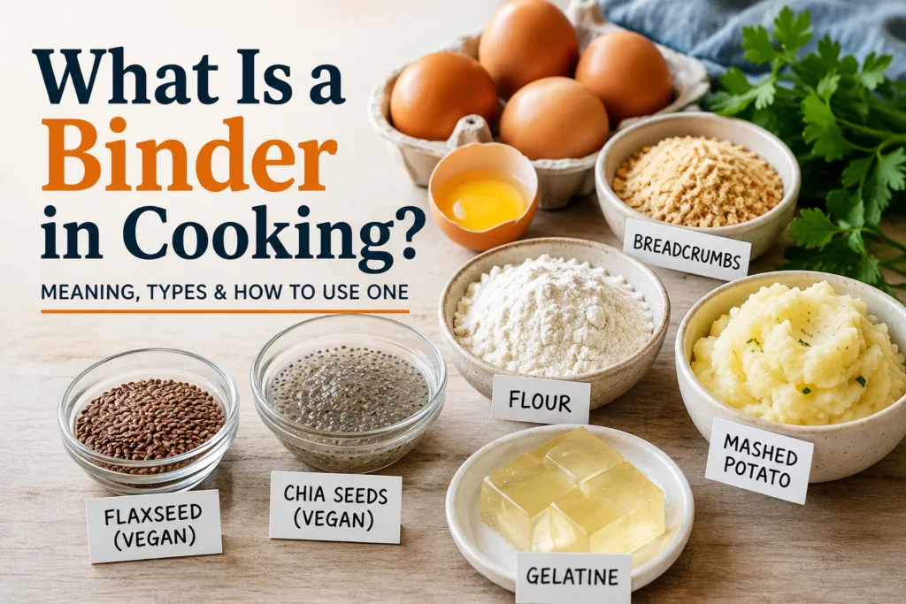 What Is a Binder in Cooking