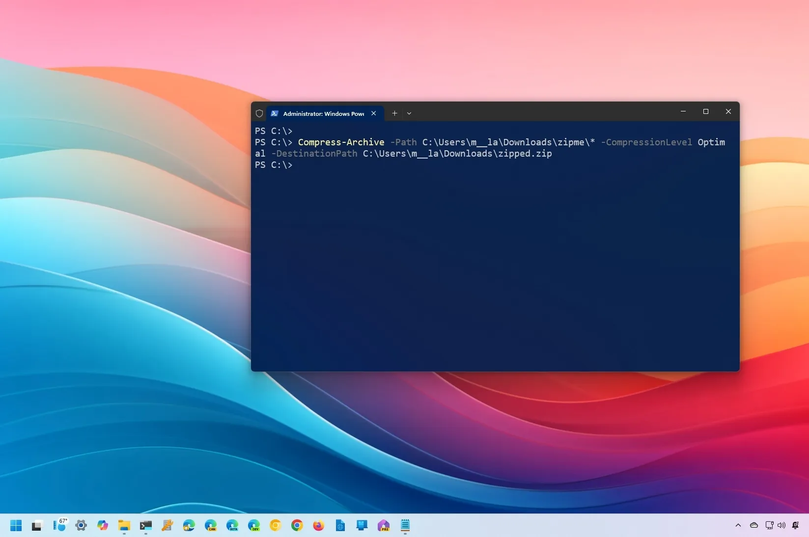 PowerShell Extract ZIP